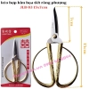 list kéo hợp kim họa tiết rồng phượng JLB-03 15x7cm - kéo mổ túi 1