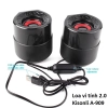 list Loa vi tính 2.0 Kisonli A-909 USB + jack 3.5mm 5