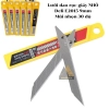 list Lưỡi dao rọc giấy NHỎ Deli E2015 9mm - Mũi nhọn 30 độ 1