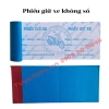 list Phiếu giữ xe không số 1