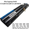list Pin laptop Dell E5420 E6420 6 Cell OEM 1