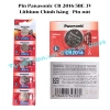 list Pin Panasonic CR-2016/5BE 3V Lithium Chính hãng - Pin nút 1