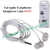 list Tai nghe Earphone Kingleen 1.2m i1927 (trắng) 1