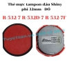 list Thẻ mực tampon dấu Shiny R-532-7 R-532D-7 R-532-7F phi 32mm 1