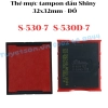 list Thẻ mực tampon dấu lật Shiny S-530-7 32x32mm - tăm bông dùng cho dấu S530 1