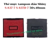 list Thẻ mực tampon dấu Shiny S-837-7 S-837D-7 50x40mm 1