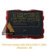 list Thẻ mực tampon dấu Shiny S1821-7, S841, 29x22mm 1