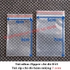 list Túi nilon Zipper chỉ đỏ DÀY, túi zip chỉ đỏ bấm miệng 7 zem - 4x6 và 5x7 1