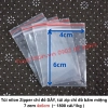 list Túi nilon Zipper chỉ đỏ DÀY, túi zip chỉ đỏ bấm miệng 7 zem - 4x6 và 5x7 2