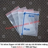 list Túi nilon Zipper chỉ đỏ DÀY, túi zip chỉ đỏ bấm miệng 7 zem - 6x8cm 1
