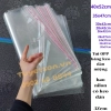 list Túi OPP băng keo dán miệng 22x37cm - bao nilon có keo dán 3 Zem 2