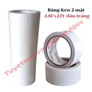 Băng Keo 2 mặt 4.8Fx23Y dầu trắng