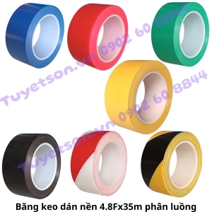 Băng keo dán nền 4.8Fx35m phân luồng