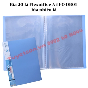 Bìa 20 lá Flexoffice A4 FO-DB01 - bìa nhiều lá