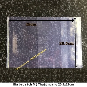 Bìa bao sách Mỹ Thuật ngang 20.5x29cm
