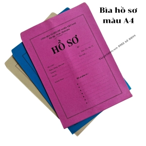 Bìa hồ sơ màu A4