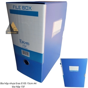 Bìa hộp nhựa Eras E105 15cm A4 - bìa hộp 15F