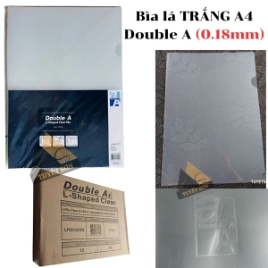 Bìa lá nhựa A4 Double A 0.18mm
