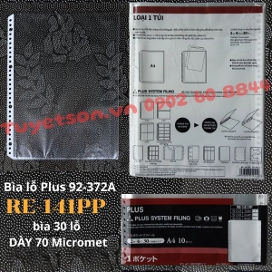 Bìa lỗ Plus 92-372A DÀY 70 Micromet - bìa 30 lỗ RE-141PP