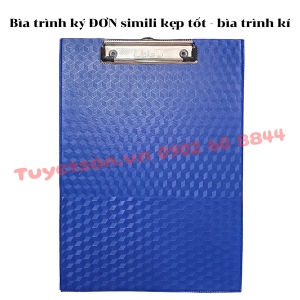 Bìa trình ký ĐƠN simili kẹp tốt - bìa trình kí