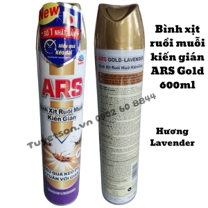 Bình xịt ruồi muỗi kiến gián ARS Gold 600ml