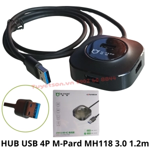 Bộ HUB chia cổng USB 4 cổng M-Pard MH118 3.0 1.2m