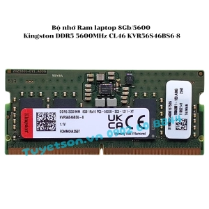 Bộ nhớ Ram laptop 8Gb/5600 Kingston DDR5 5600MHz CL46 KVR56S46BS6-8