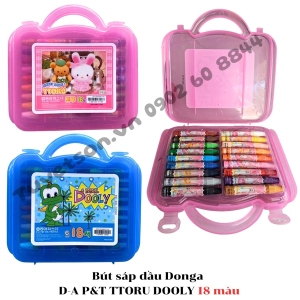 Bút sáp dầu Donga D-A P&T TTORU DOOLY 18 màu