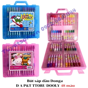 Bút sáp dầu Donga D-A P&T TTORU DOOLY 48 màu