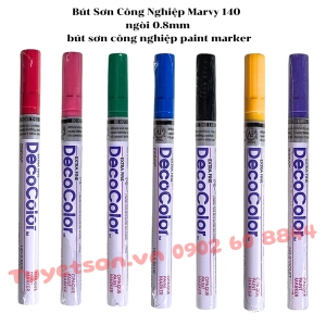 Bút Sơn Công Nghiệp Marvy 140 ngòi 0.8mm - bút sơn công nghiệp paint marker