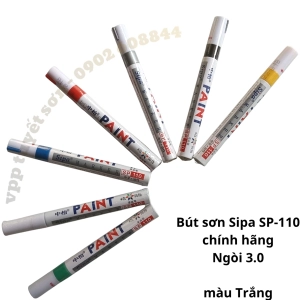 Bút sơn Sipa SP110 chính hãng ngòi 3.0 - Bút sơn không phai Sipa Paint Marker đủ màu
