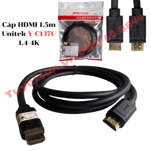 Cáp HDMI 1.5m Unitek Y-C137U 1.4-4K