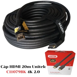 Cáp HDMI 20m Unitek C11079BK 4K 2.0