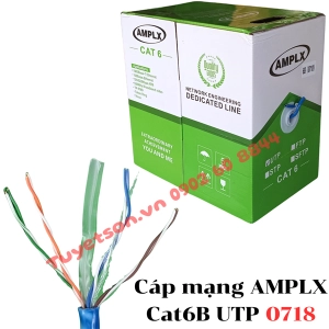 Cáp mạng AMPLX Cat6B UTP 0718