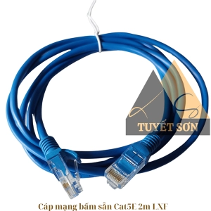 Cáp mạng bấm sẵn Cat5E 2m LXF