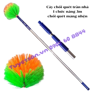 Cây chổi quét trần nhà 1 chức năng 3m - chổi quét màng nhện