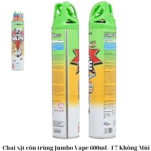 Chai xịt côn trùng Jumbo-Vape 600ml