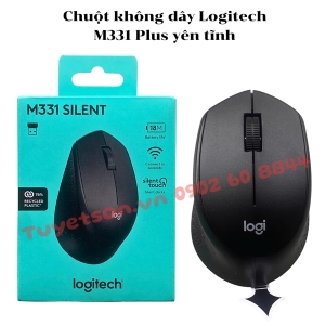 Chuột không dây Logitech M331 Plus yên tĩnh