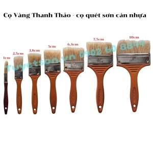 Cọ Vàng Thanh Thảo - cọ quét sơn cán nhựa