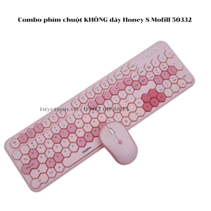 Combo phím chuột KHÔNG dây Honey S Mofill 50332
