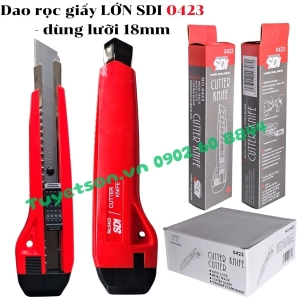 Dao rọc giấy LỚN SDI 0423 - dùng lưỡi 18mm