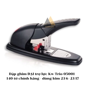 Dập ghim ĐẠI trợ lực Kw-Trio 05001 140 tờ chính hãng - Máy bấm kim trợ lực