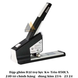 Dập ghim ĐẠI trợ lực Kw-Trio 050LX 240 tờ chính hãng - Máy bấm kim trợ lực