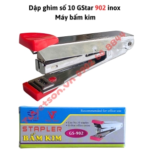Dập ghim số 10 GStar 902 inox - Máy bấm kim