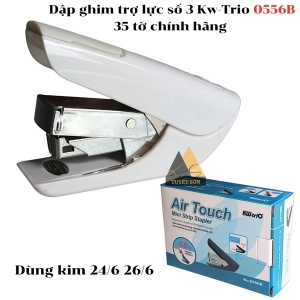Dập ghim trợ lực số 3 Kw-Trio 0556B 35 tờ chính hãng - Máy bấm kim trợ lực