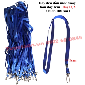 Dây đeo đầu móc xoay bản dây 1cm - dây LỤA