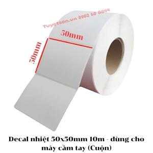 Decal nhiệt 50x50mm 10m - dùng cho máy cầm tay