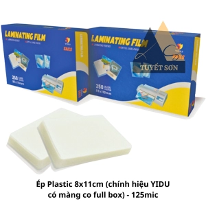 Ép Plastic 8x11cm (chính hiệu YIDU có màng co full box)