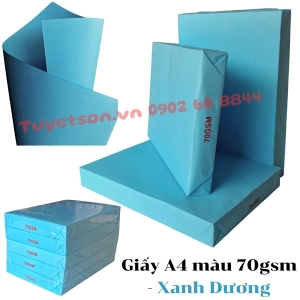 Giấy A4 màu 70gsm