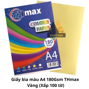 Giấy bìa màu A4 180Gsm THmax